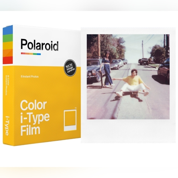 Polaroid Colour i-Type Film - 8 Pack - Picture 1 of 4